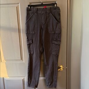 SPANX Gray Cargo Jeggings
